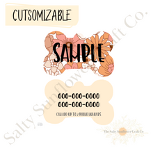 Load image into Gallery viewer, Boho Floral Dog Tag *Customizable