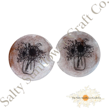 Load image into Gallery viewer, Car Coasters (Sunflower/Daisy) - Set of 2