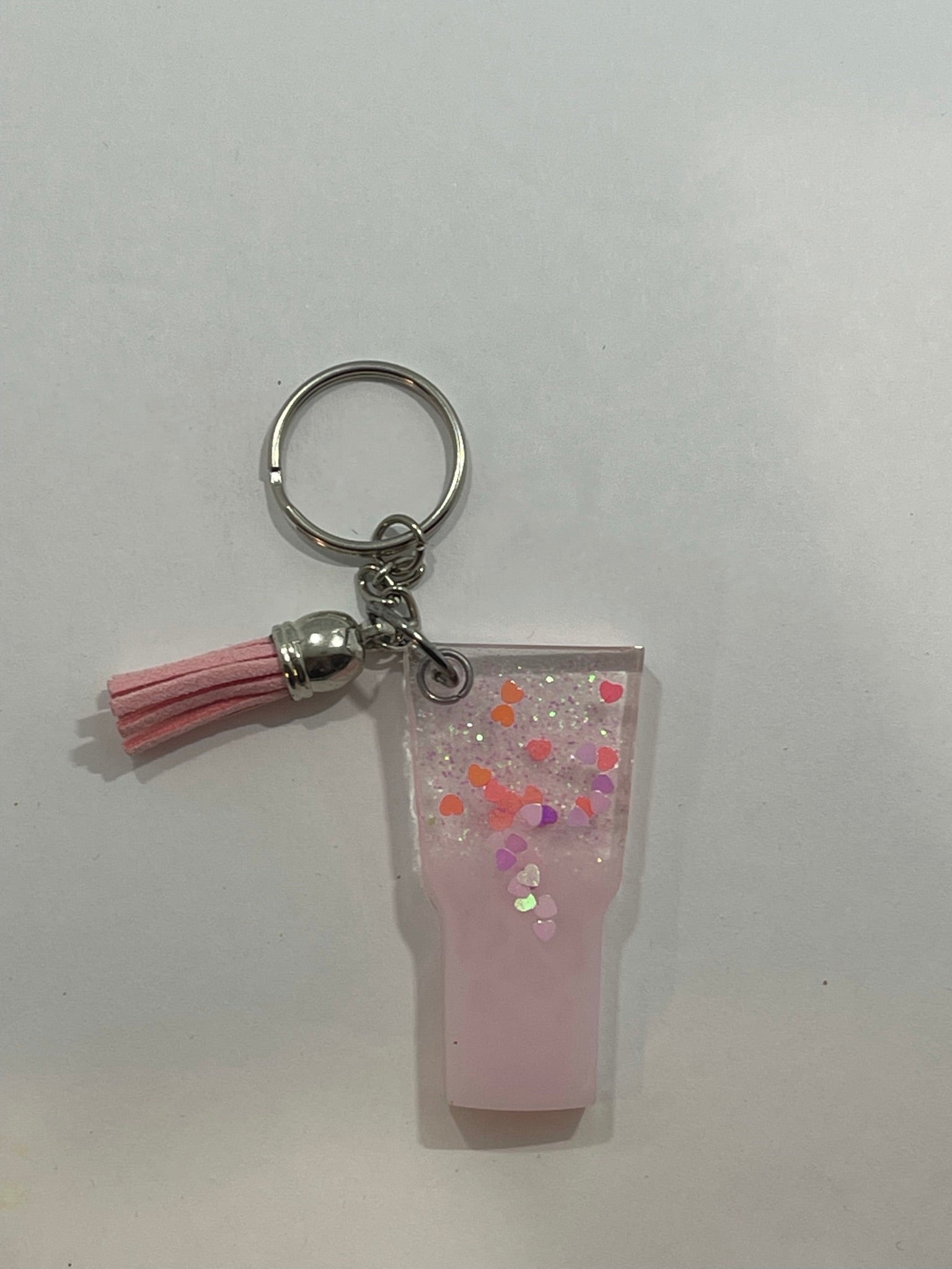 Starbucks Inspired Resin Keychain Pink Drink Handmade New