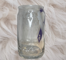 Load image into Gallery viewer, 16oz Suicide Awareness Mental Health Awareness Ribbon Beer Glass Can