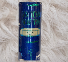 Load image into Gallery viewer, 20oz Crafter "I Can Make That" Blue Glitter Tumbler
