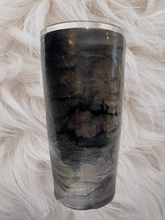 Load image into Gallery viewer, 18.5oz “The earth laughs in flowers.” Ralph Waldo Emerson Resin Tumbler