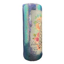 Load image into Gallery viewer, 20oz Beauty Comes From Within Skeleton Holographic Skinny Tumbler
