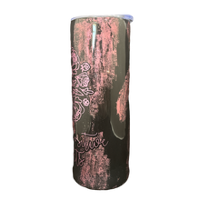 Load image into Gallery viewer, 20oz Grow Positive Thoughts Mental Health Skinny Tumbler