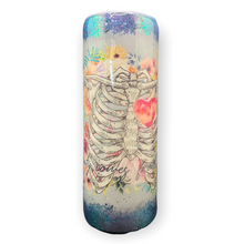 Load image into Gallery viewer, 20oz Beauty Comes From Within Skeleton Holographic Skinny Tumbler