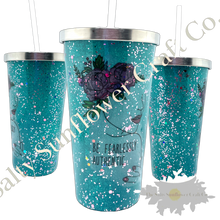 Load image into Gallery viewer, 20oz Bloody Be Fearlessly Authentic Women Empowerment Glitter Tumbler