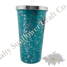 Load image into Gallery viewer, 20oz Bloody Be Fearlessly Authentic Women Empowerment Glitter Tumbler