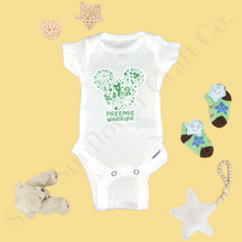 Load image into Gallery viewer, Mickey Mouse Preemie Awareness Design Preemie NICU Onesie