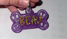 Load image into Gallery viewer, Halloween Dog Tag - Ghosts *Customizable