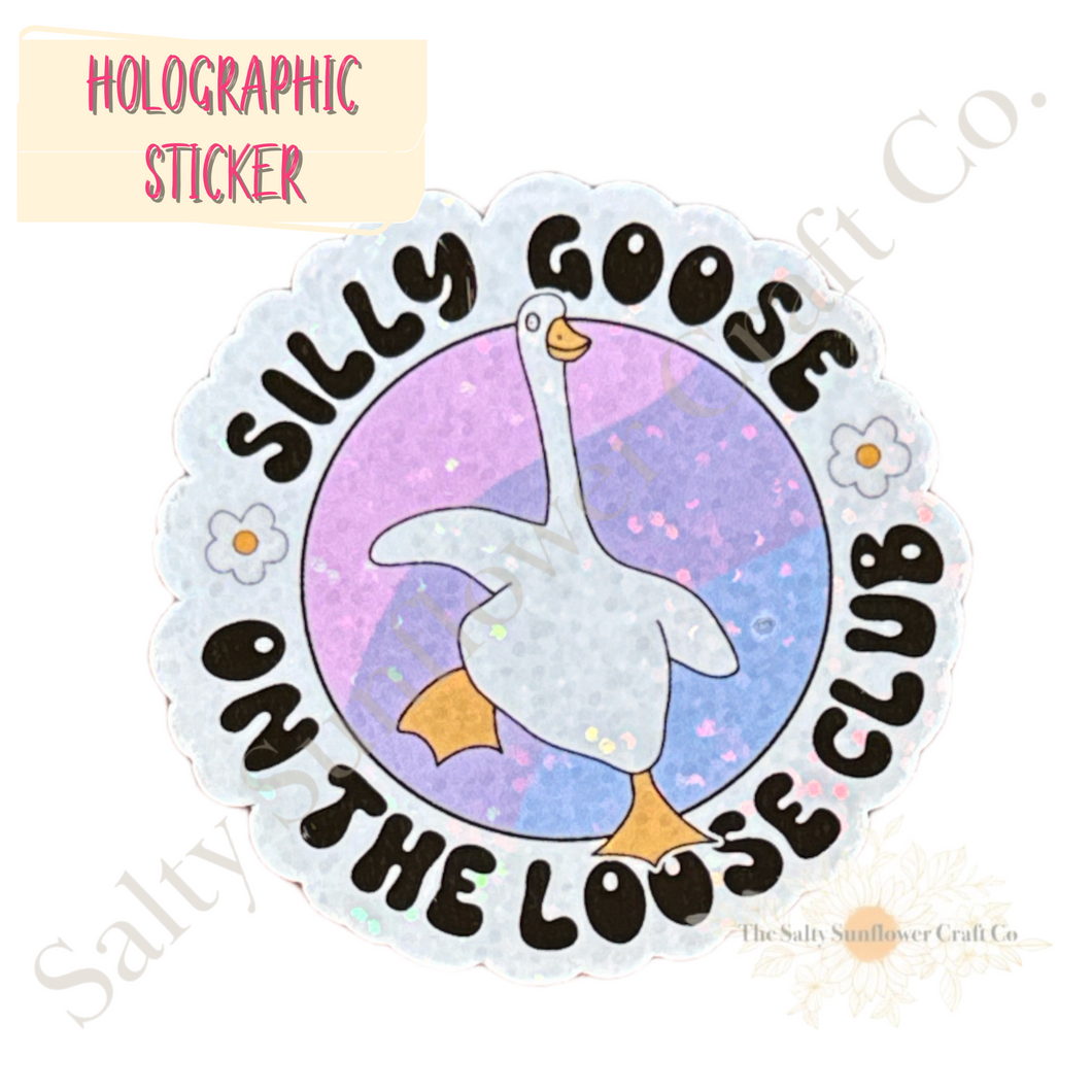 Holographic Mental Health & Self Care Series - Silly Goose Round