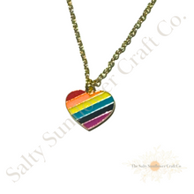 Load image into Gallery viewer, LGBTQ Rainbow Necklace
