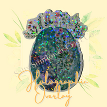 Load image into Gallery viewer, Watercolor Floral Brain Holographic Sticker Series *6 DESIGNS*

