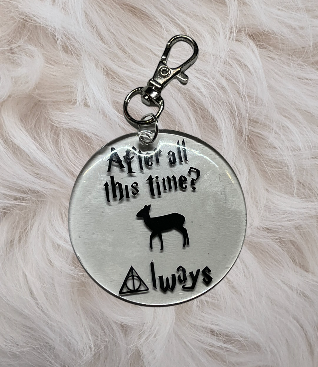 Harry Potter Series: After All This Time Patronus Acrylic Keychain