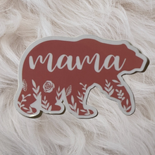 Load image into Gallery viewer, Mama Bear Floral Mother Sticker *Multiple Options
