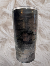 Load image into Gallery viewer, 18.5oz “The earth laughs in flowers.” Ralph Waldo Emerson Resin Tumbler
