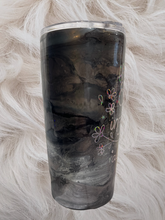 Load image into Gallery viewer, 18.5oz “The earth laughs in flowers.” Ralph Waldo Emerson Resin Tumbler
